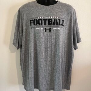 Under Armour Men's Grey Football T-Shirt